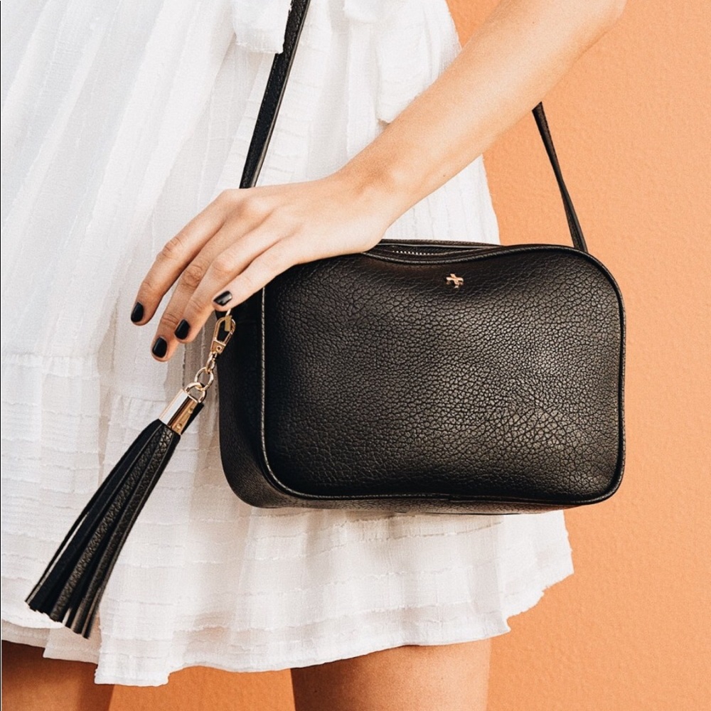 Black crossbody bag